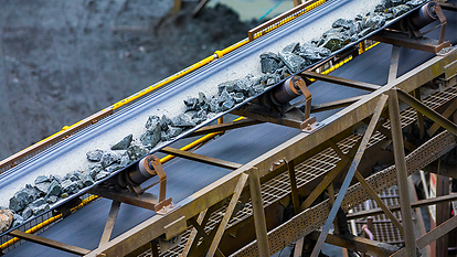 Conveyor mining clearance